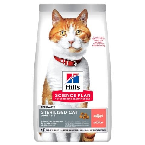 Hill's Science Plan Sterilised Cat Young Adult Somon 3 Kg