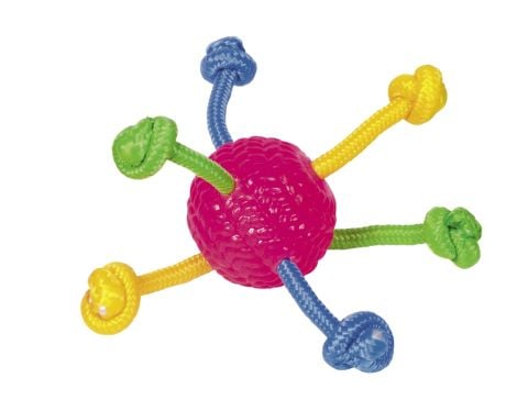 Halatlı TPR Top Oyuncağı 8Cm Çapında