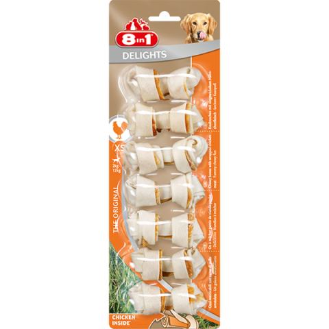 8 IN 1 DELIGHT BONES XS 84 Gr 660307 **2373**