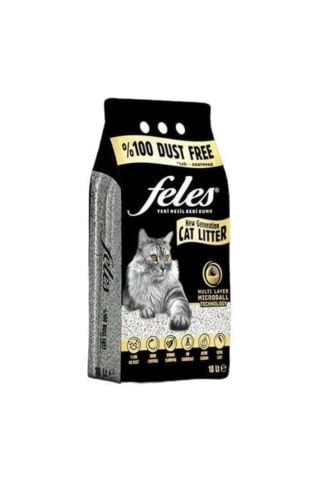 Feles Kedi Kumu Karbonlu İnce Taneli 10 Lt