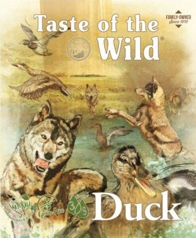 Taste Of The Wild Duck&Chicken Ördek&Tavuk Köpek Yaş Mama Tepsi 390 Gr