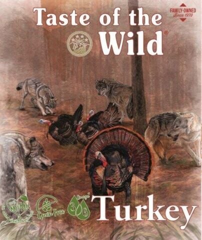 Taste Of The Wild Turkey&Duck Hindi&Ördek Köpek Yaş Mama Tepsi 390 Gr