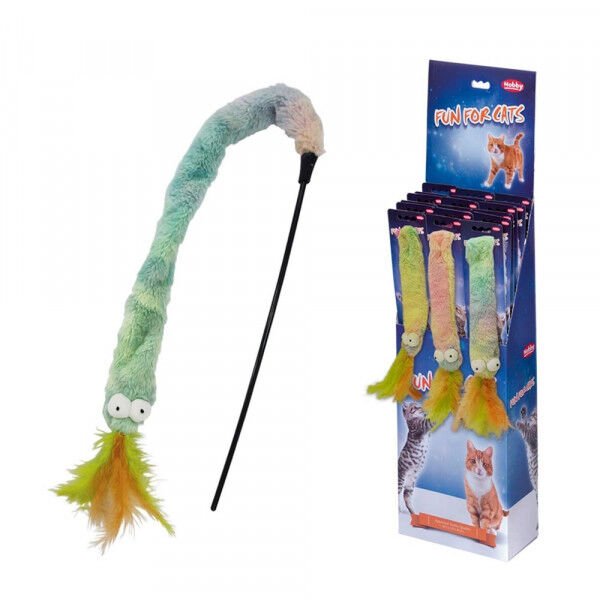 Tüylü Peluş Kedi Çubuğu 40Cm