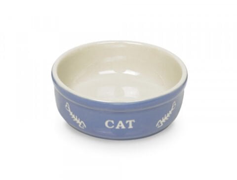 Seramik Mama Kabı Cat 13,5x13,5x 5 Cm 250 Ml