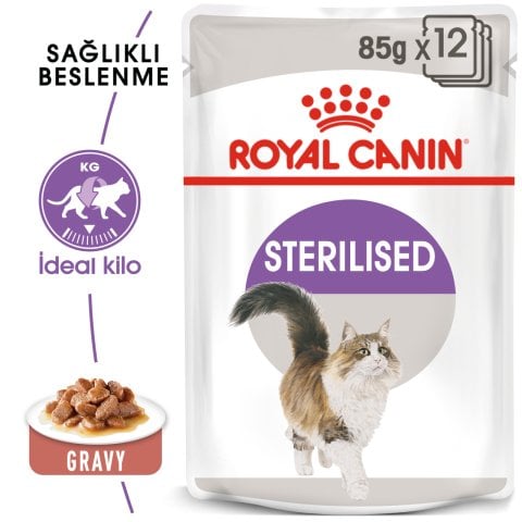 Royal Canin Sterilised Gravy 85 Gr 12 li Paket