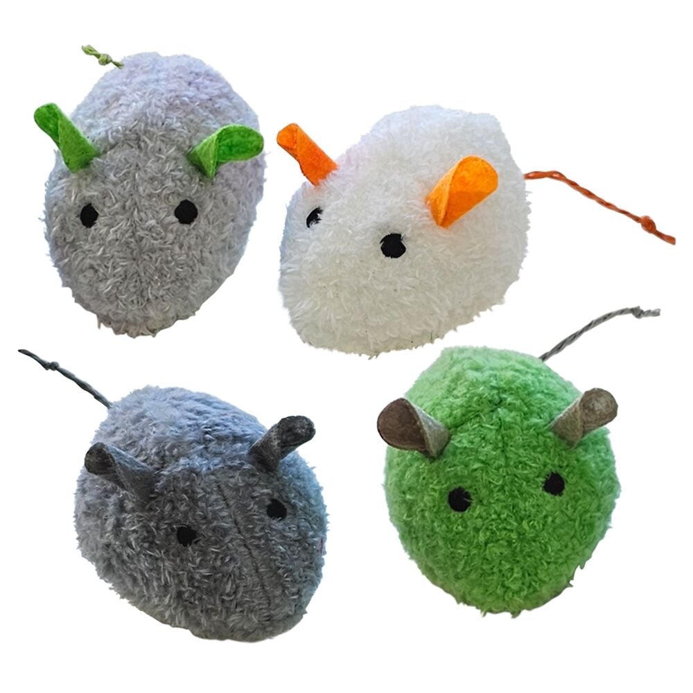 Catnip Li Peluş Fare Tekli 8 Cm