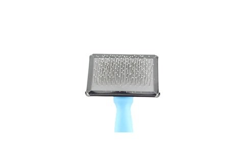 Zampa Slikon Top Başlıklı Kedi ve Köpek Fırçası Small 14x7cm, Mavi