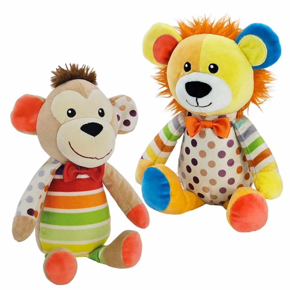 Peluş Aslan Veya Maymun Tekli 30 Cm