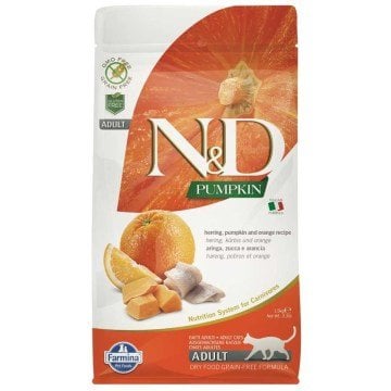 N&D PUMPKİN RİNGA BALIĞI & PORTAKAL 1,5 KG