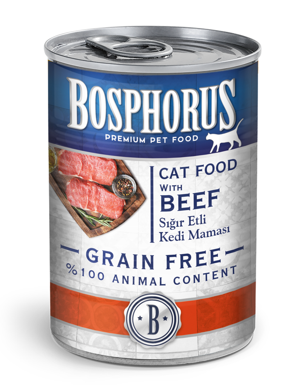 BOSPHORUS CAT SIĞIR ETLİ KEDİ KONSERVESİ 415G