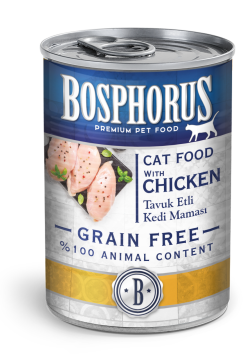 BOSPHORUS CAT TAVUK ETLİ KEDİ KONSERVESİ 415G