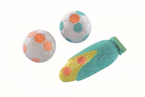 Kemirgen Mineral Taş Futbol Topu 2 Parça 62 Gr