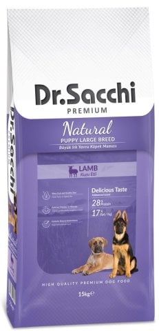 Dr. Sacchi Puppy Large Lamb Büyük Irk Yavru Köpek Maması 12kg