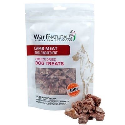 Warf Naturals Kuzu Etli Kurutulmuş Köpek Ödülü 40 Gr