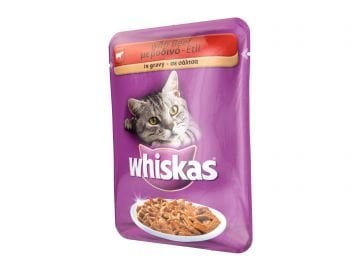 Whiskas Pouch Biftekli jöleli 85Gr
