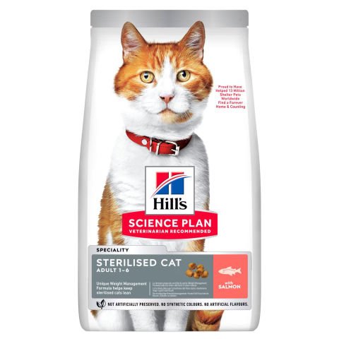 Hill's Science Plan Sterilised Cat Young Adult Somon 1.5 Kg