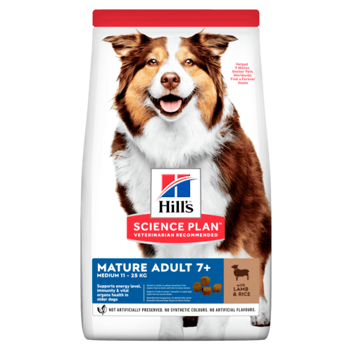 Hill's Science Plan Dog Mature +7 Active Longevity Medium Breed Lamb 14 Kg