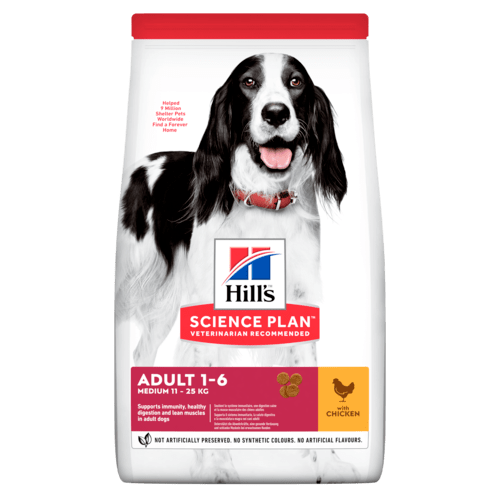 Hill's Science Plan Dog Adult 1-6 Advance Fitness Medium Chicken 14 Kg