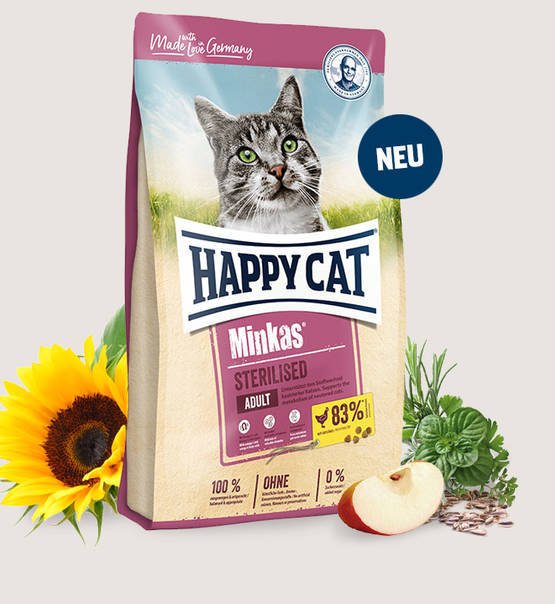 HAPPY CAT MINKAS STERILISED 10 KG