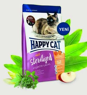 HAPPY CAT STERILESED ATLANTIK LACHS 4 Kg