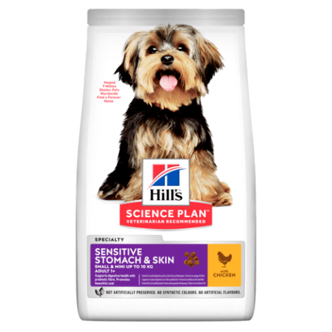 Hill's Science Plan Dog Adult Small & Miniature Sensitive Stomach & Skin 1,5 Kg