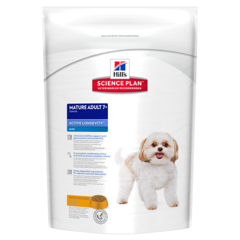 Hill's Science Plan Dog Mature +7 Mini Chicken&Turkey 1.5 Kg