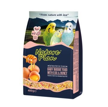 NATURE PLAN YUMURTALI  BALLI YAVRU MUHABBET YEMİ 400GR