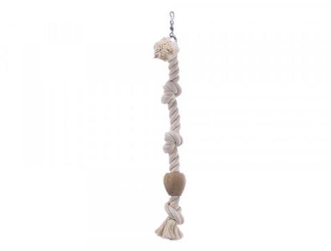 Papağan Oyuncağı Düğümlü İp 67 Cm