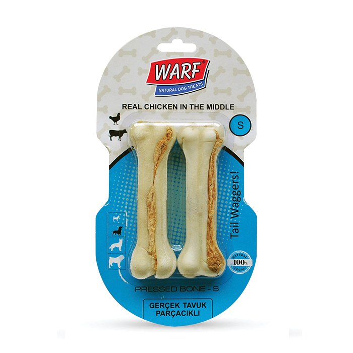 WARF SÜTLÜ TAVUKLU PRES KEMİK 2''Lİ 12,5 Cm 6044*