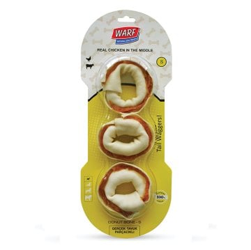 WARF TAVUKLU SİMİT KEMİK 3''LÜ 8 Cm 6069