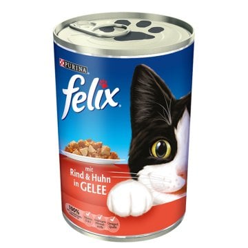 FELIX SIĞIR & TAVUK ETLİ KEDİ KONSERVE 400GR