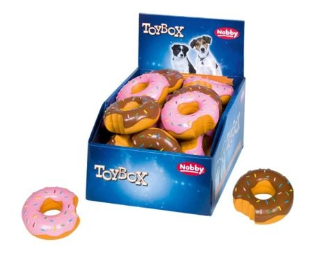 Lateks Donut ''Tatlı'' Köpek Oyuncağı 10 Cm