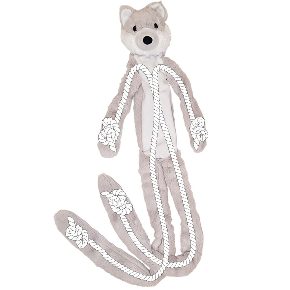 İpli Peluş Kurt  105 Cm