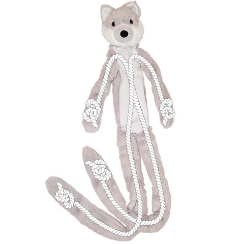 İpli Peluş Kurt  105 Cm