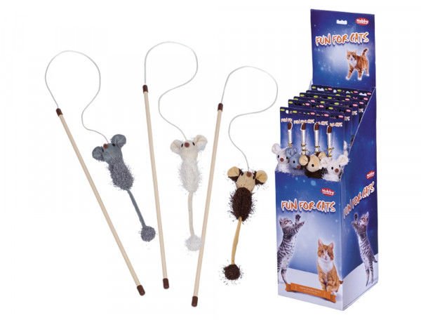 Olta Çıngıraklı Peluş Fare Oyuncaklı