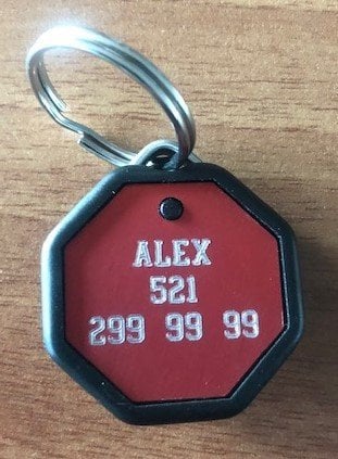 Imarc Flash'n Tag Led'li Reflektör'Lü Işıldak İsimlik