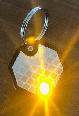 Imarc Flash'n Tag Led'li Reflektör'Lü Işıldak İsimlik