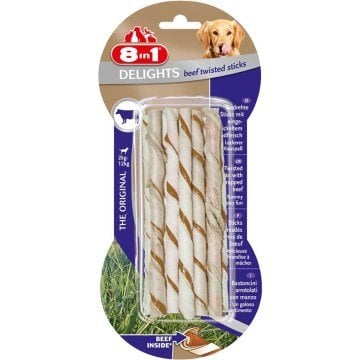 8 IN 1 DELIGHT BEEF TWISTED STICKS 660963 **2500**
