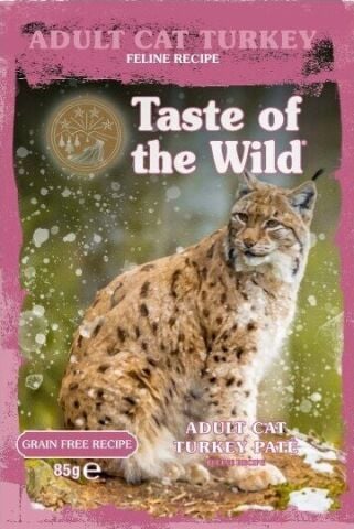 Taste of the Wild Adult Cat Turkey Pouch Hindili Yaş Kedi Maması 85 Gr
