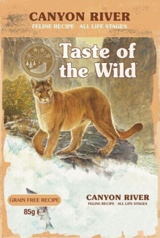 Taste of the Wild Canyon River Pouch Alabalıklı Yaş Kedi Maması Soslu 85 Gr