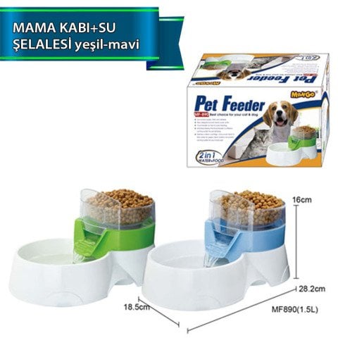 Dopin Kedi Köpek Su Ve Mama Şelalesi