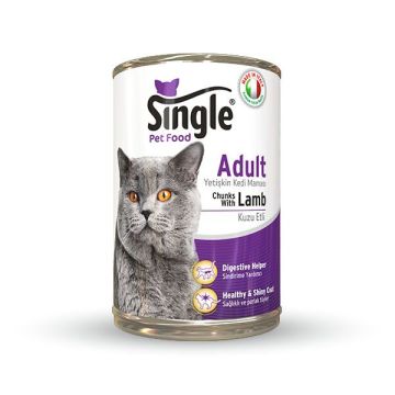 SINGLE KEDİ KUZU ETLİ KONSERVE 415 Gr