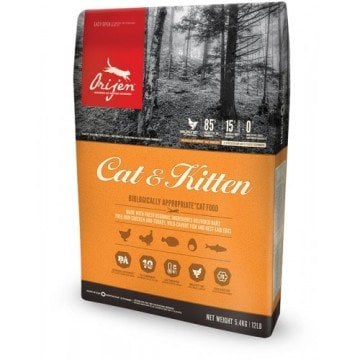 Orijen Cat Kitten Tahılsız Yavru ve Yetişkin Kedi Maması 5,4 Kg