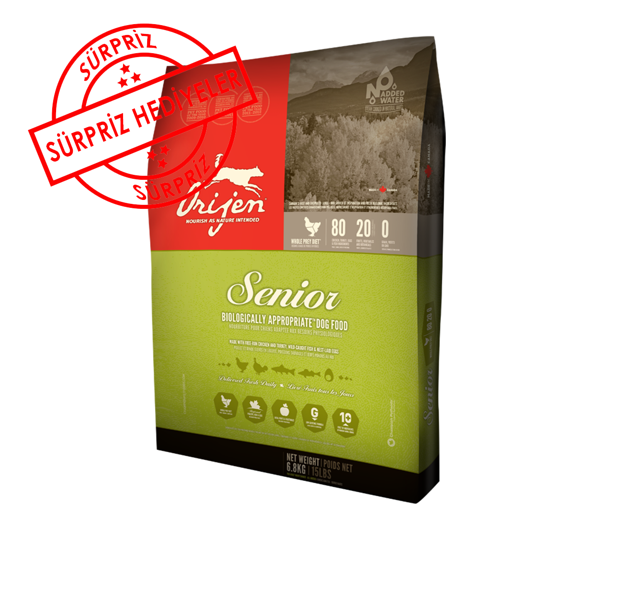 Orijen Senior Yaşlı Köpek Maması 11,4 Kg