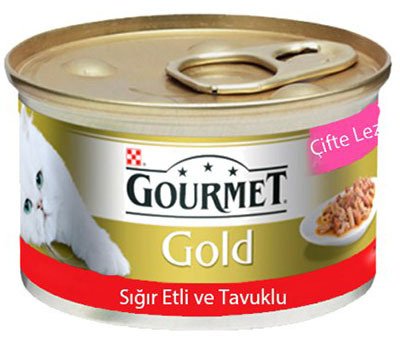 Gourmet Gold Sığır Etli ve Tavuklu 85g