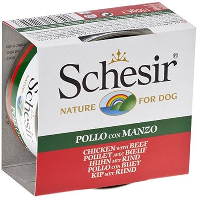 Schesir Tavuklu Biftekli Köpek Konservesi 150 Gr