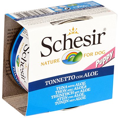 Schesir Jelly Ton Balıklı Aloe Yavru Köpek Konservesi 150 Gr