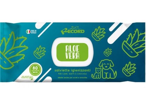 Kedi Köpekler İçin Islak Mendil 80 Adet Aloe Vera Lı