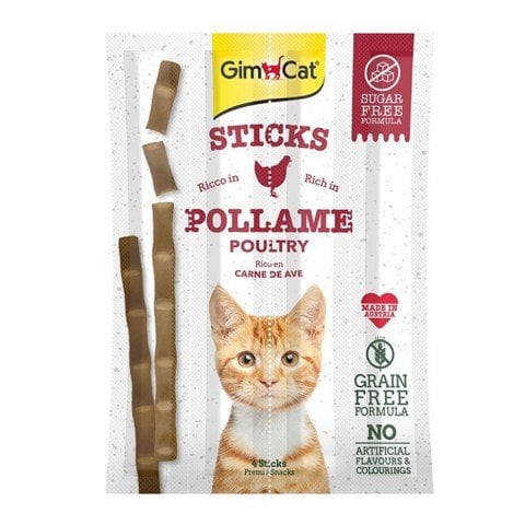 Gimcat sticks Tavuk Ciger Ödül Çubuk  4X5 Gr