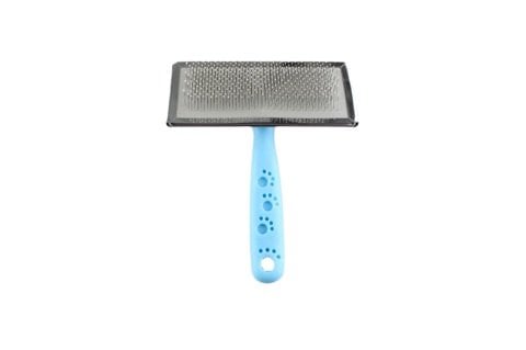 Zampa Slikon Top Başlıklı Kedi ve Köpek Fırçası Large 14x11.5cm, Mavi
